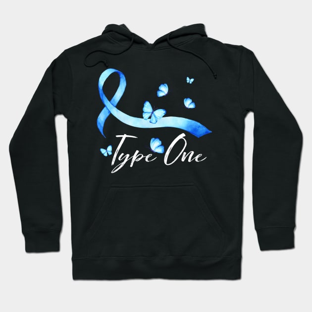 T1D T-Shirt Type 1 Diabetes Awareness Gift Hoodie by Lones Eiless